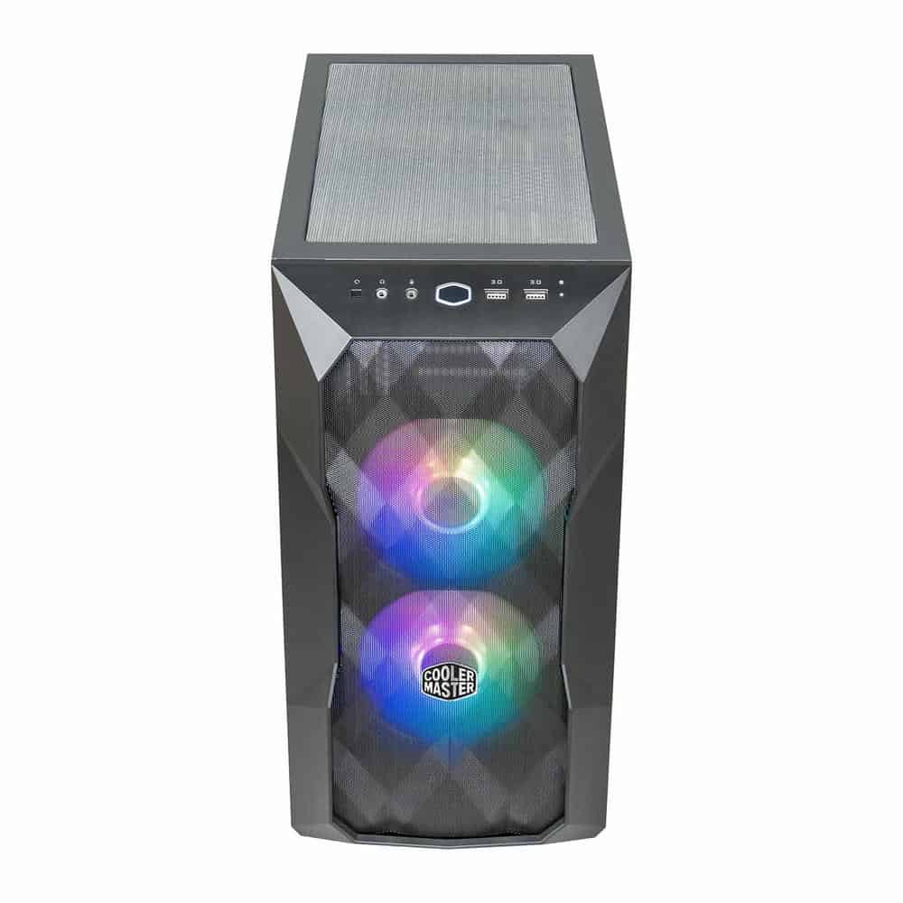 (image for) Cooler Master TD300 Mesh Mini Tower micro-ATX Tempered Glass Black PC Case